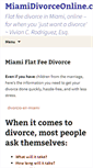 Mobile Screenshot of miamidivorceonline.com